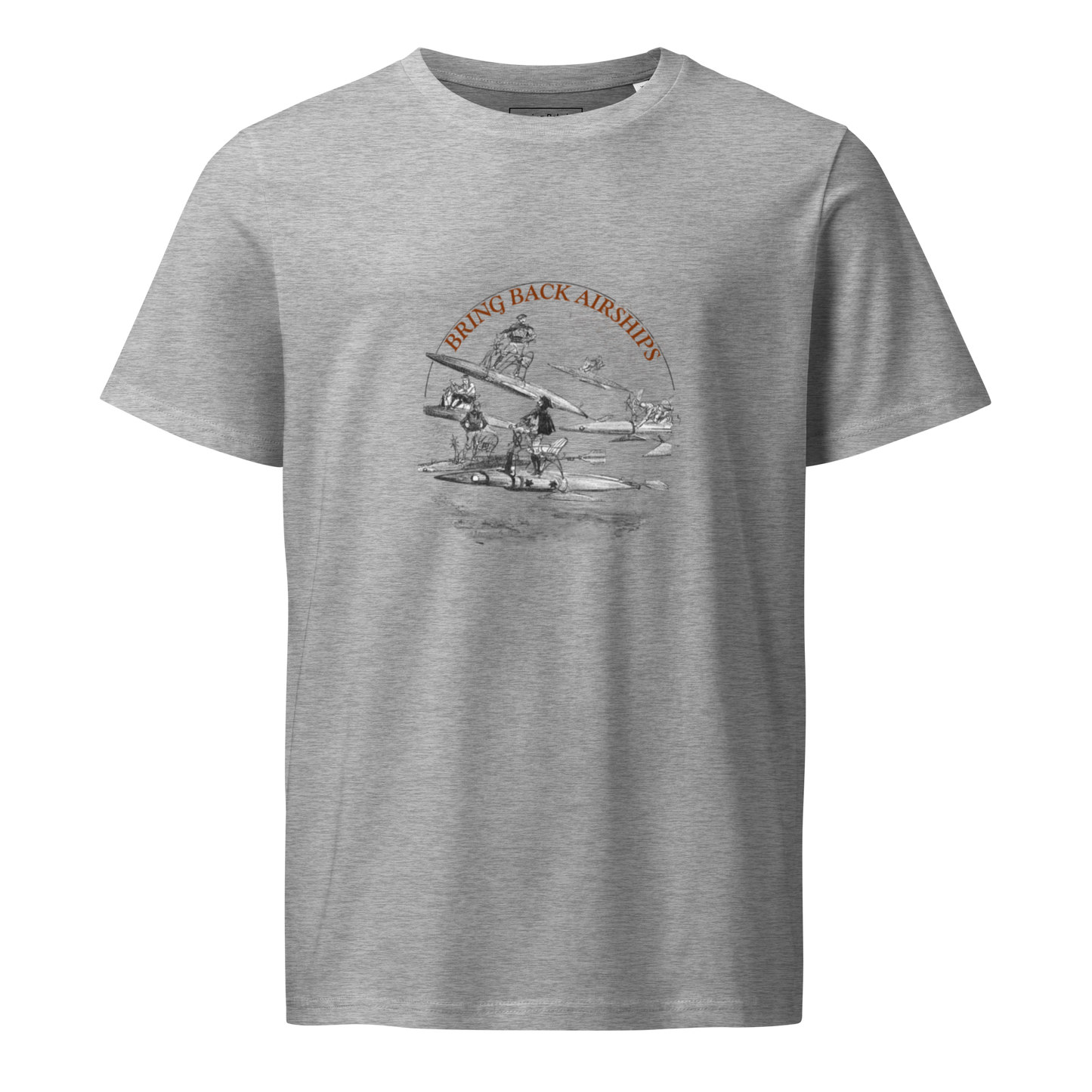 Bring Back Airships! Unisex organic mid-light t-shirt